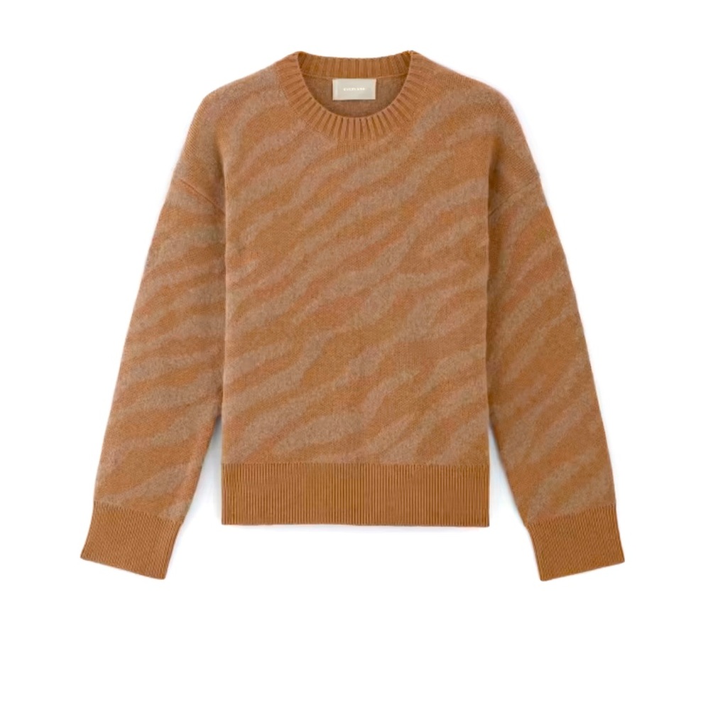 EVERLANE The Alpaca Tiger Jacquard Sweater